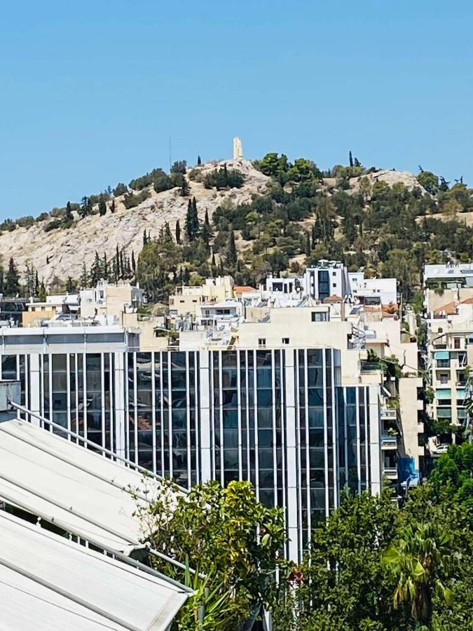 2 Bd Top Floor Aprt With Acropolis View Athens Exterior photo