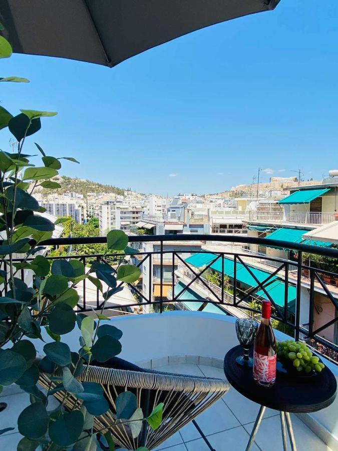 2 Bd Top Floor Aprt With Acropolis View Athens Exterior photo