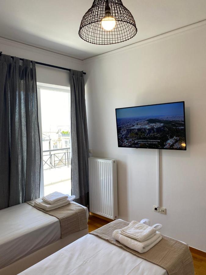 2 Bd Top Floor Aprt With Acropolis View Athens Exterior photo