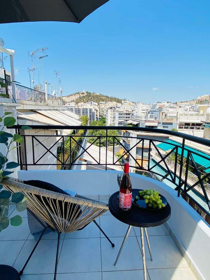 2 Bd Top Floor Aprt With Acropolis View Athens Exterior photo