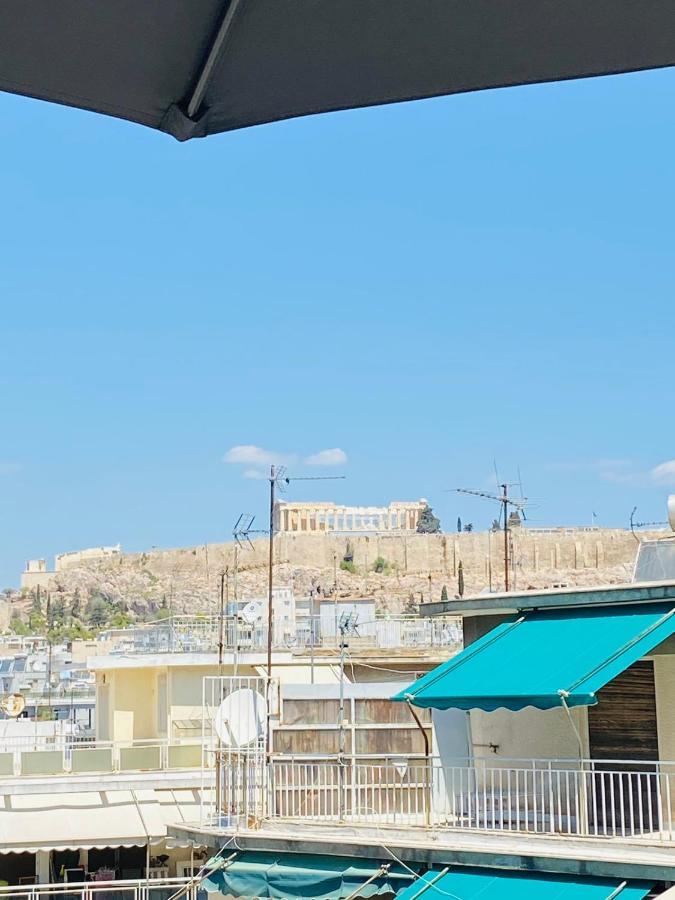 2 Bd Top Floor Aprt With Acropolis View Athens Exterior photo