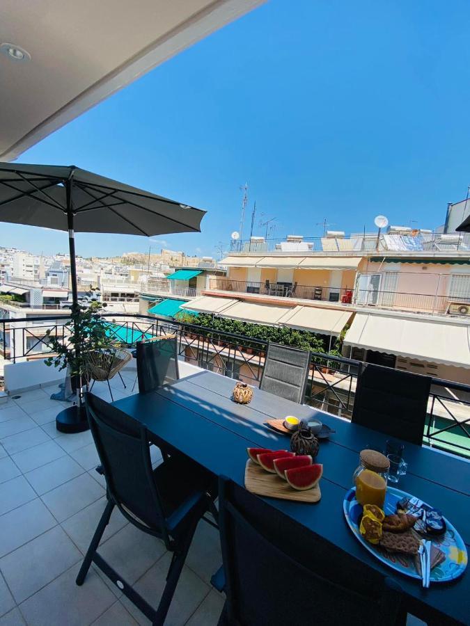 2 Bd Top Floor Aprt With Acropolis View Athens Exterior photo