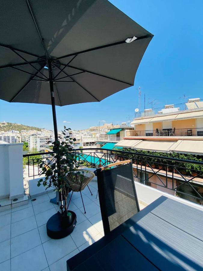 2 Bd Top Floor Aprt With Acropolis View Athens Exterior photo
